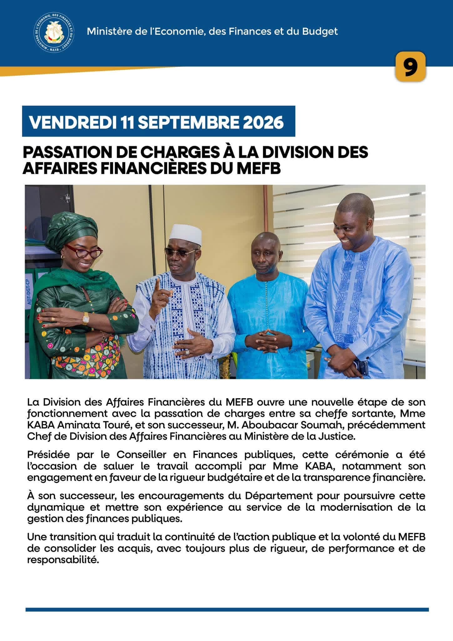 Récap MEFB