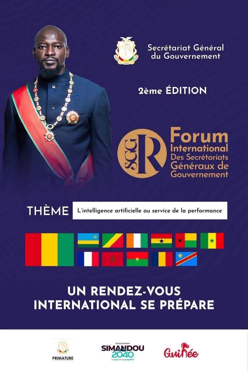 🤖 2e ÉDITION DU FORUM INTERNATIONAL DES SECRÉTARIATS GÉNÉRAUX DE GOUVERNEMENT