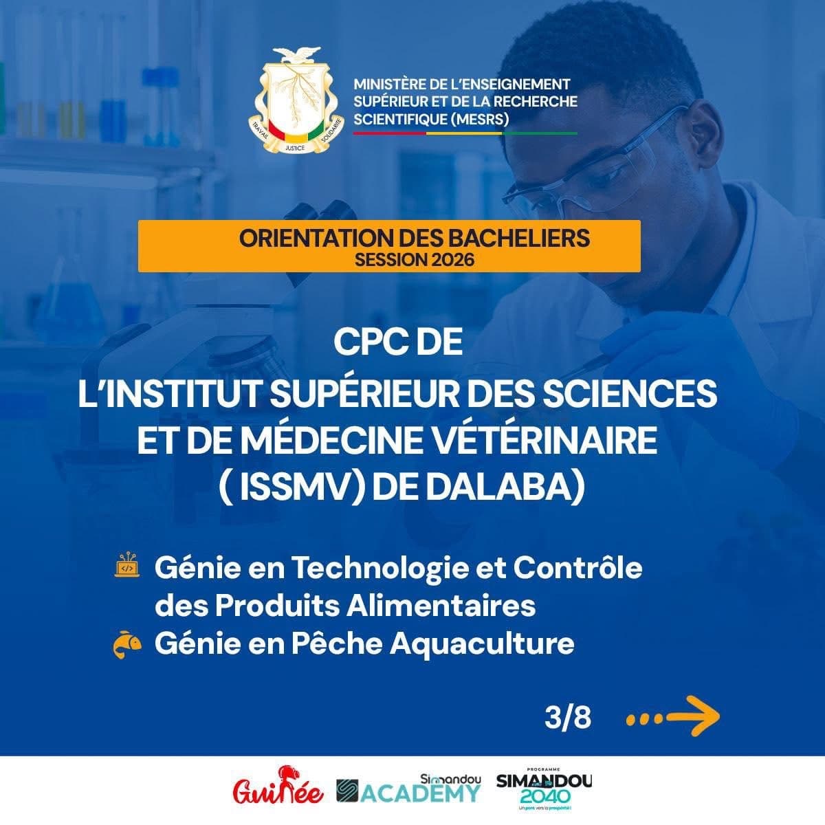 MESRS 🇬🇳 || ORIENTATION DES BACHELIERS SESSION 2026 : QUELLES INGENIERIES APRES LE CPC ?